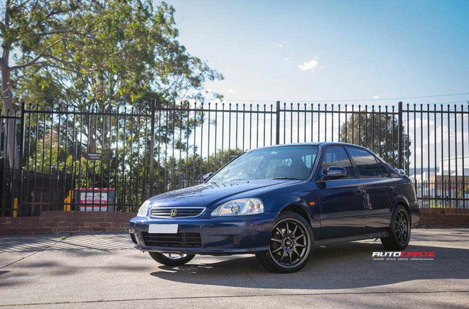 HONDA CIVIC ROTATE MATTE BRONZE